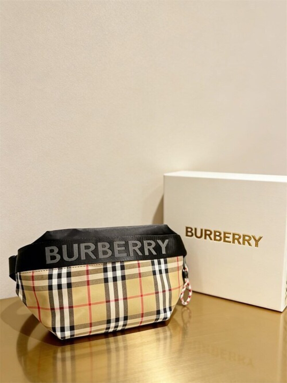 Burberry Vintage Check Belt Bag